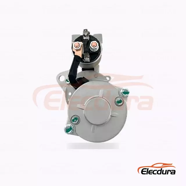 Стартер Mitsubishi-Type, 12 В, 2,0 кВт, 11 зубьев, CW, вид сзади