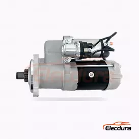 Heavy-Duty 24V 4.0kW CW Starter Motor, Complete Side View