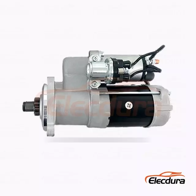 Motor Starter CW 24V 4.0kW Tugas Berat, Tampak Samping Lengkap