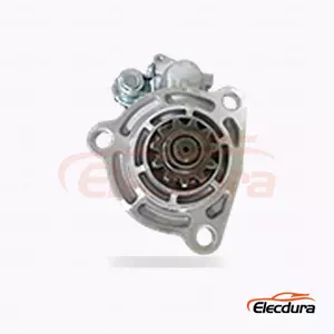 Heavy-Duty 24V 9kW 11 Teeth CW Starter Motor, Complete Side View