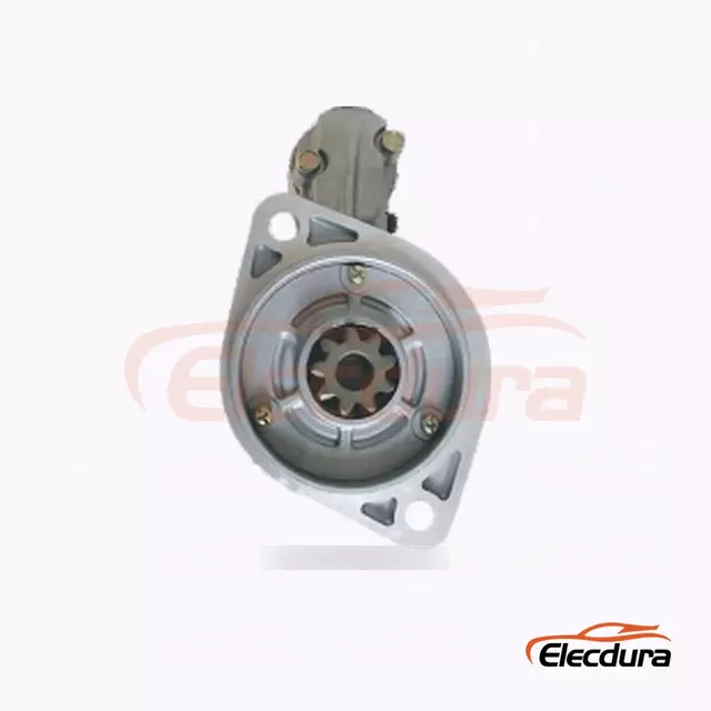 D&eacute;marreur de type Hitachi S114-254D, 12 V, 2,5 kW, 9 dents, vue du terminal arri&egrave;re