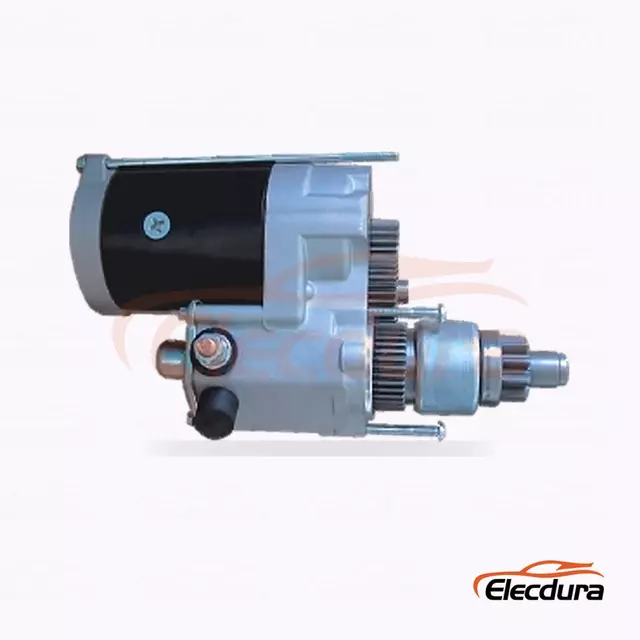 FYD121-N Kraftig startmotor, 24V 5,5kW 10 t&auml;nder, komplett sidovy