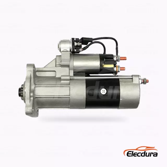 6C46-11000-CA Ford Cargo Starter Motor Distributor, Complete Side View