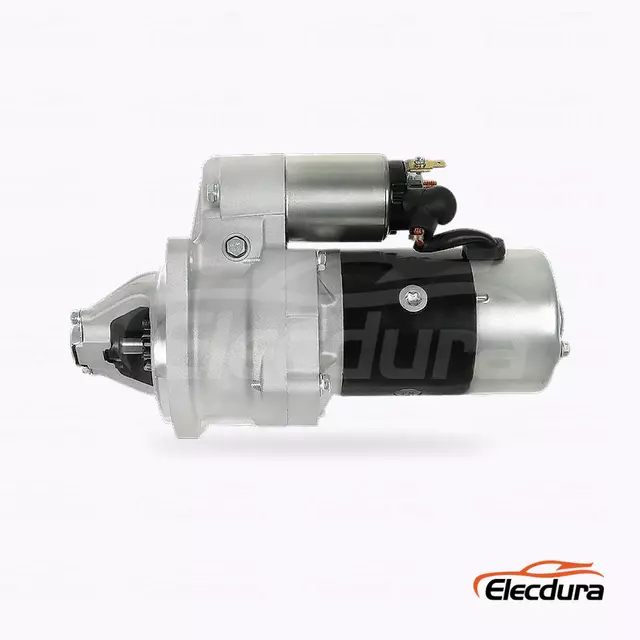 8972251991 Isuzu 4BG1 Excavator Starter Motor Distributor, Complete Side View