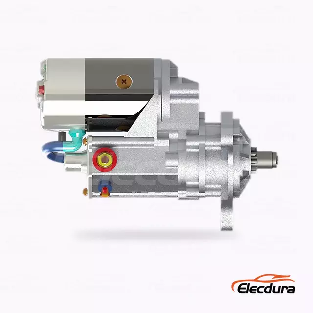 STR2402ZL MTZ 50/80 10T Starter Motor Wholesale Supply, Complete Side View