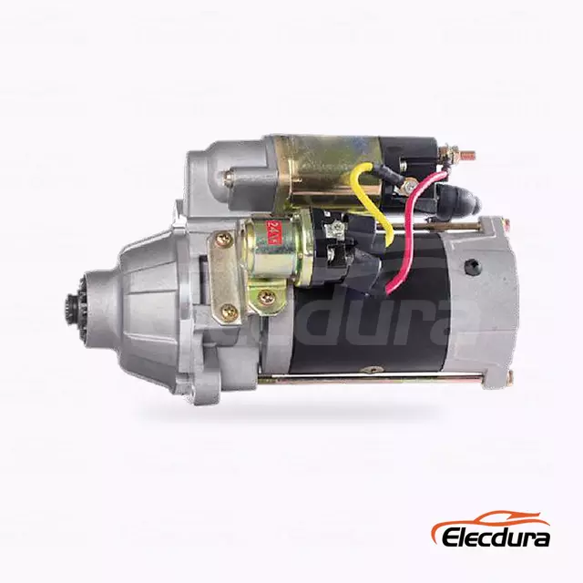 ME077796 Mitsubishi 6D16 Starter Motor Distributor, Complete Side View
