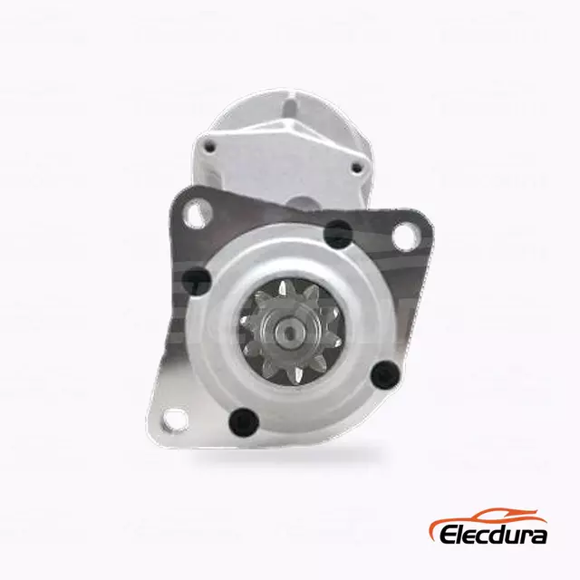 228000-7500 Caterpillar 3054E Starter Motor Distributor Supply, Drive-End Front View