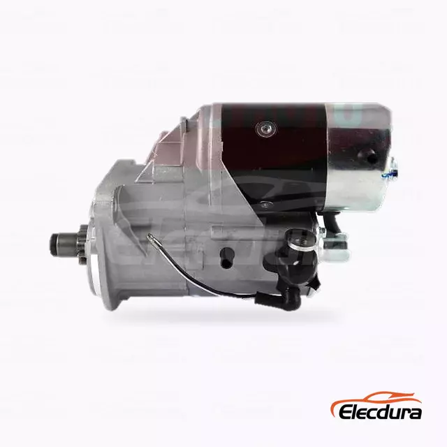 9702809500 Kubota V4000 V4300 Starter Motor for Distributors, Complete Side View