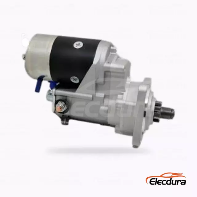 2873K408 Perkins 1104C Starter Motor Distributor Supply, Complete Side View