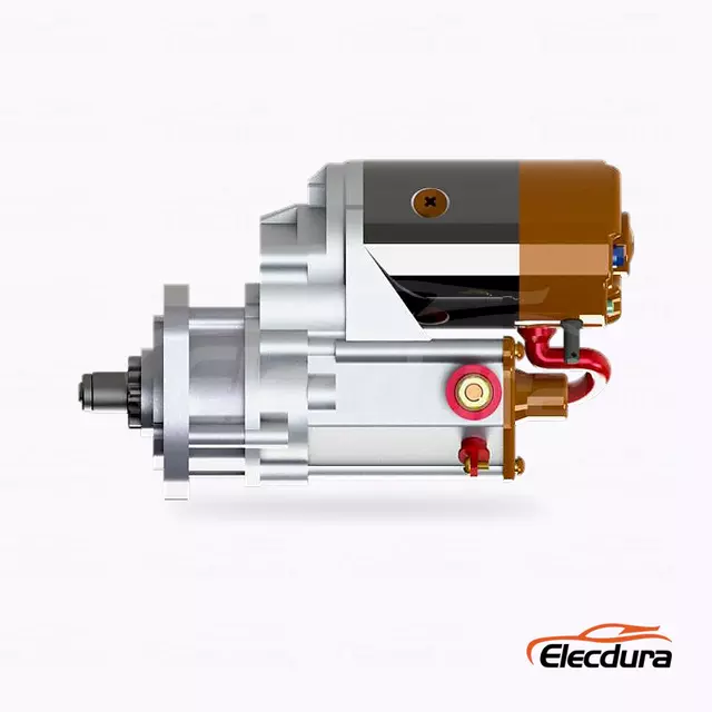 S9423S Yuchai Yunnei 11T Starter Motor Wholesale Supply, Complete Side View