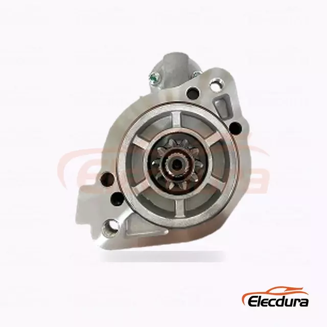M8T75071 Mitsubishi L300 Startermotor, 12V 2,2kW 10 t&aelig;nder, komplet set fra siden