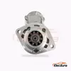 228000-6670 Komatsu PC200 and PC220 Starter Motor, 24V 4.5kW 10 Teeth, Drive-End Mounting View