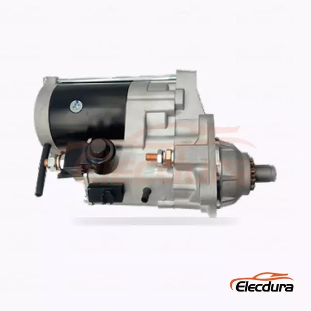 228000-4630 John Deere combines Starter Motor, 12V 4.0kW 10 Teeth, Complete Side View