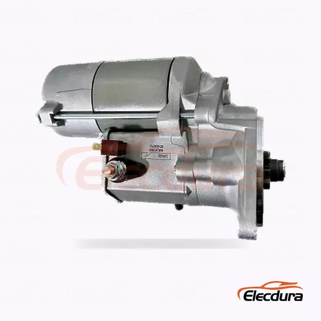 228000-5142 Дизельный стартер Isuzu 4JG2 и 4JB1, 12 В, 2,0 кВт, 9 зубьев, вид сзади