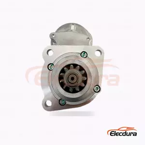 128000-7600 Volvo FL6 Truck Starter Motor, 24V 4.0kW 11 Teeth, Complete Side View