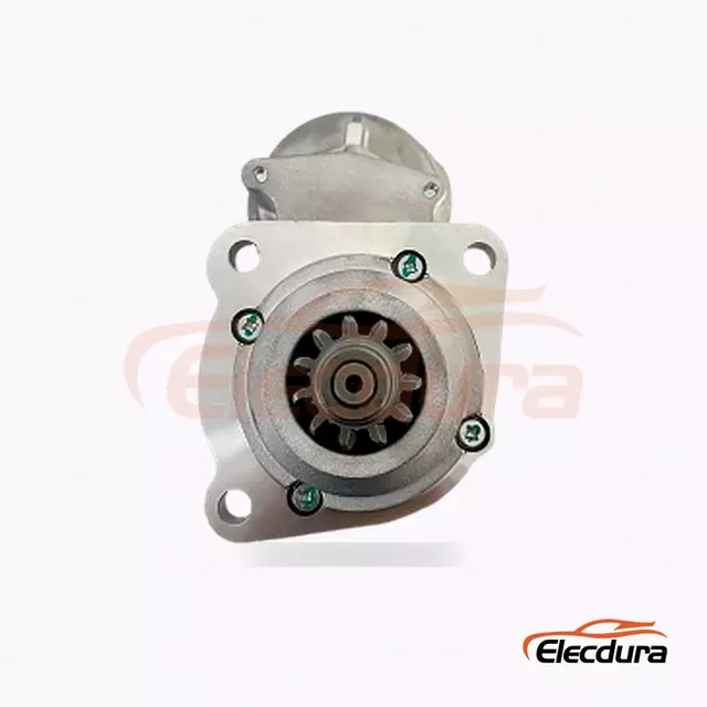 128000-7600 D&eacute;marreur de camion Volvo FL6, 24 V 4,0 kW 11 dents, vue lat&eacute;rale compl&egrave;te