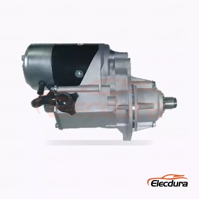 ME037465 Mitsubishi Fuso Truck Starter Motor, 24V 4.5kW 11 Teeth, Complete Side View
