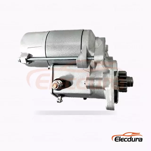 19648 Kubota F2803 industrial Diesel Starter Motor, 12V 2.0kW 11 Teeth, Rear Terminal View