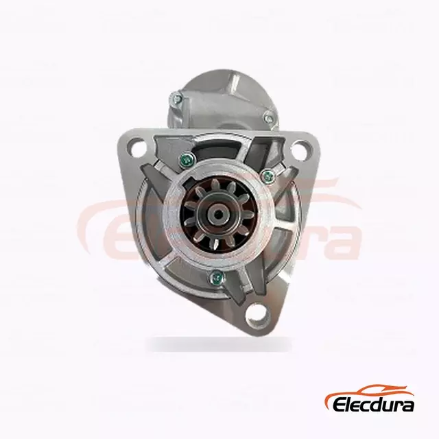 028000-6200 Стартер Isuzu 6BD1, 24 В, 4,5 кВт, 11 зубьев, полный вид сбоку