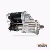 0-24000-3251 Hitachi ZX120 and Sumitomo Starter Motor, 24V 4.5kW 11 Teeth, Drive-End Mounting View