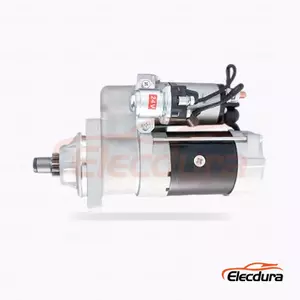 3918377 Heavy-Duty Starter Motor, 24V 5.5kW 10 Teeth, Complete Side View