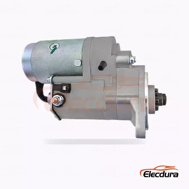 581100-1280 Isuzu 4BA1 Starter Motor, 24V 3.5kW 9 Teeth, Complete Side View