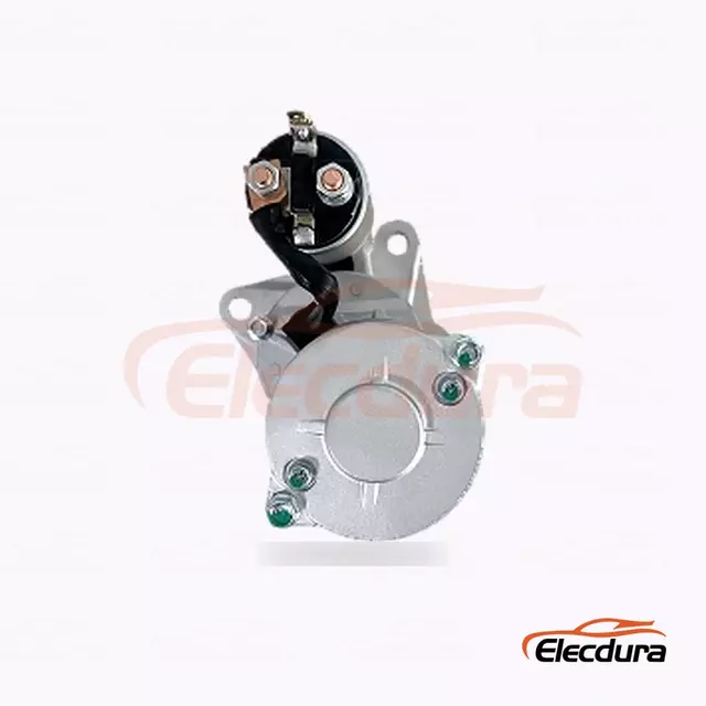 M2T64272 Caterpillar E70B および三菱スターター モーター、24V 3.2kW 9 歯、完全側面図