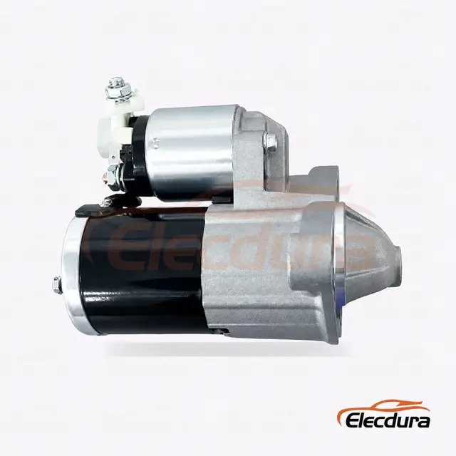 M0T80581 Mitsubishi Motor starter , 12V 1.2 kW 8 Gigi, Tampak Samping Lengkap