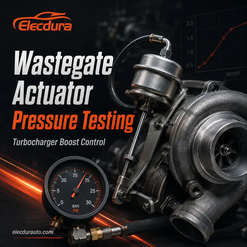 Turbocharger Wastegate Actuator Pressure Testing and Boost-Control Diagnosis