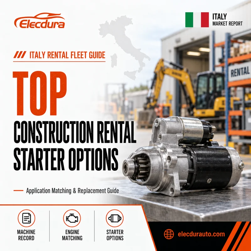 Top Starter Replacement Options for Rental Construction Fleets in Italy