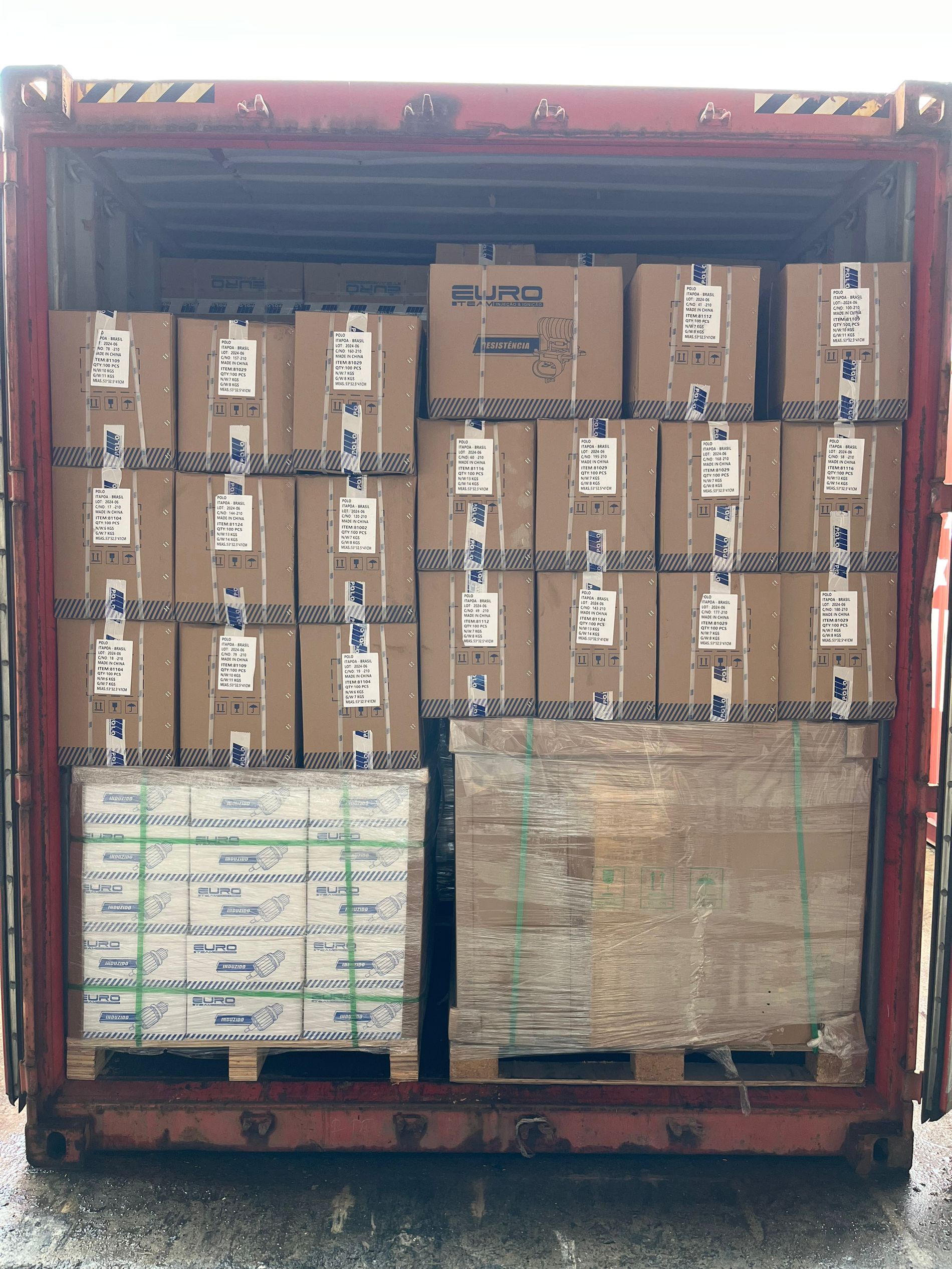 Container loading for bulk orders