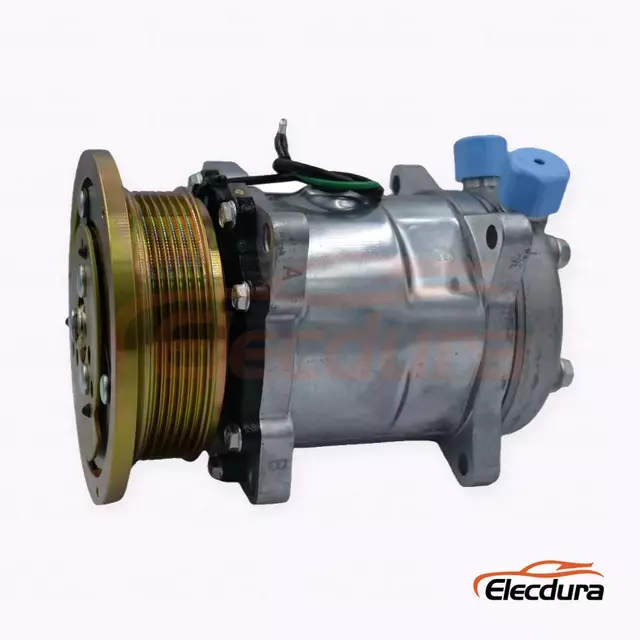 5H14 24V 6PK 117 mm Top-Thread Heavy-Duty A/C Compressor for Sinotruk HOWO T5G