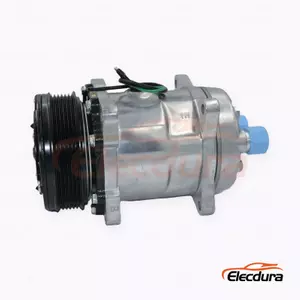 5H14 24V 6PK 119 mm Heavy-Duty A/C Compressor for Sinotruk Golden Prince truck