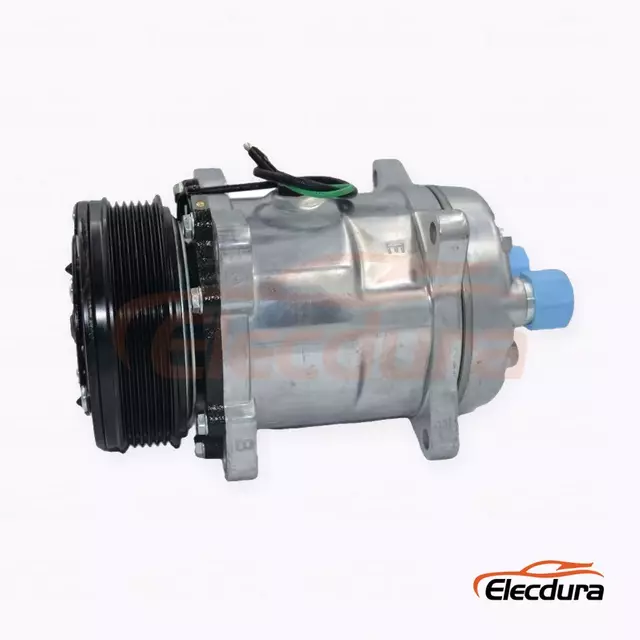 5H14 24V 6PK 119 mm Heavy-Duty A/C Compressor for Sinotruk Golden Prince truck