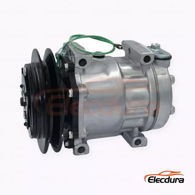 7H15 24V A1 132 mm Heavy-Duty A/C Compressor for CAMC Hualing Hercules commercial truck