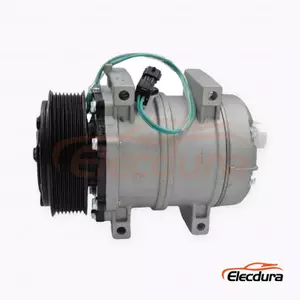 7H15 24V 8PK 122.5 mm Heavy-Duty A/C Compressor for Dongfeng Tianlong truck DKS 8PK version
