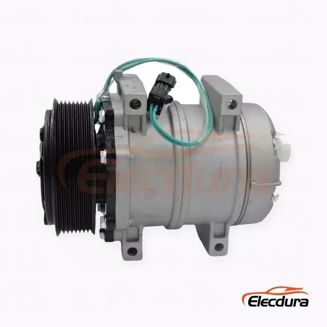 7H15 24V 8PK 122.5 mm Heavy-Duty A/C Compressor for Dongfeng Tianlong truck DKS 8PK version