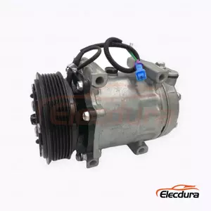 7H15 24V 6PK 119 mm Heavy-Duty A/C Compressor for XCMG Hanfeng G7 truck