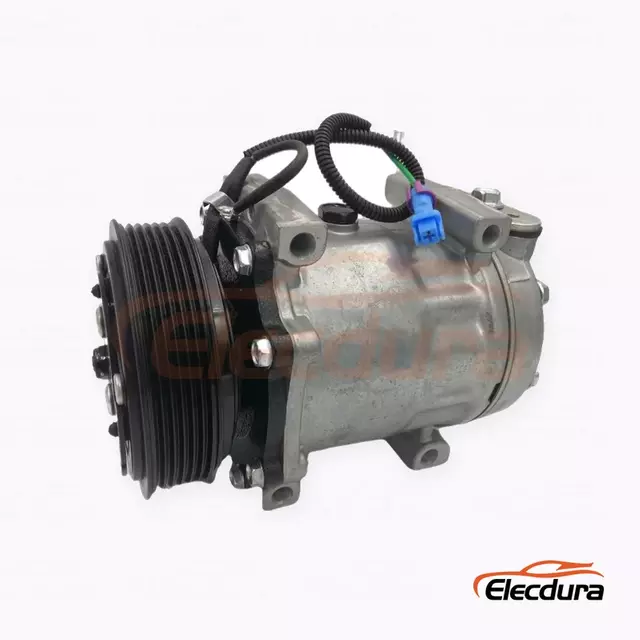 7H15 24V 6PK 119 mm Heavy-Duty A/C Compressor for XCMG Hanfeng G7 truck