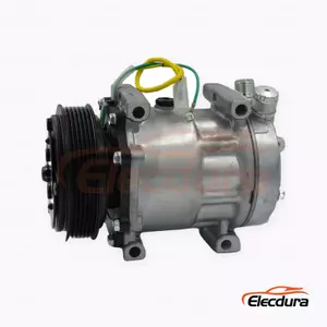 7H15 24V 6PK Heavy-Duty A/C Compressor for Liebherr and Tongli