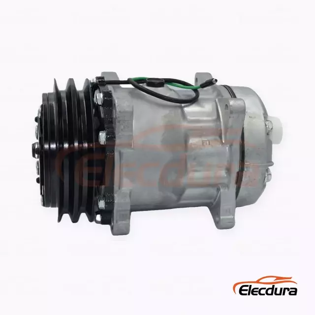 7H15 24V A2 132 mm Heavy-Duty A/C Compressor for XCMG 370 construction equipment