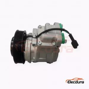 10PA15C 24V PV8 135 mm R12-port Heavy-Duty A/C Compressor for Shantui 135 / Lishide excavator
