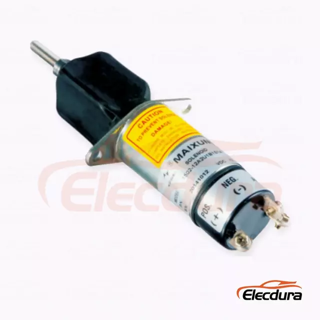 Solenoid vyp&iacute;n&aacute;n&iacute; paliva 3740028 1502-12C2U1B1S1 pro zvedac&iacute; zař&iacute;zen&iacute; JLG s motory Kubota DF750