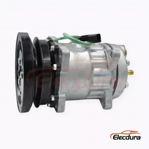 7H15 24V A1 Heavy-Duty A/C Compressor for Caterpillar eight-ear single-A version