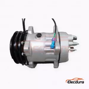 7H15 24V A2 132 mm Heavy-Duty A/C Compressor for Dongfeng Tianlong KC truck