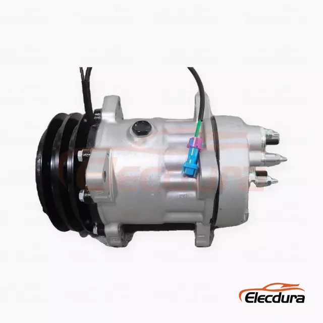7H15 24V A2 132 mm Heavy-Duty A/C Compressor for Dongfeng Tianlong KC truck