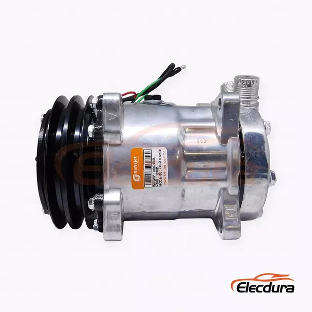 7H15 24V A2 132 mm Heavy-Duty A/C Compressor for SEM loader / LiuGong construction equipment