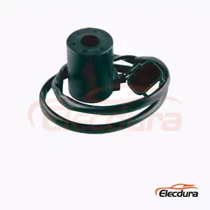 Slim round shell with long protected lead Universal Hydraulic Solenoid Valve Coil for Heavy Equipment B2B Supply