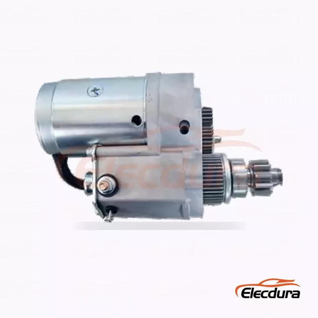 Denso-Type Visual-Match Variant B Starter Motor, Complete Side View