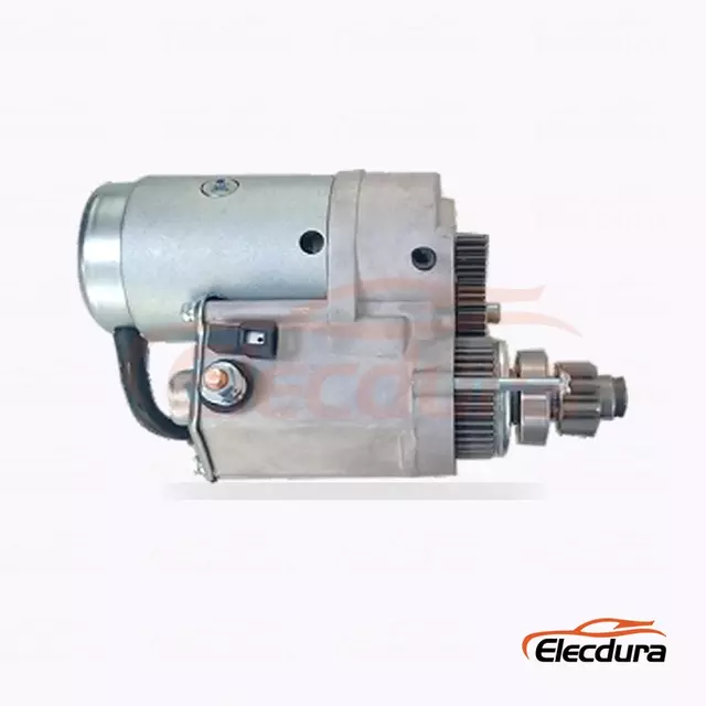 Motor de arranque de servicio pesado FYD259-N, 24 V, 3,7 kW, 9 dientes, vista lateral completa